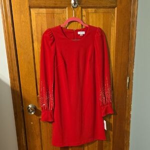 Calvin Klein Vibrant Red Dress